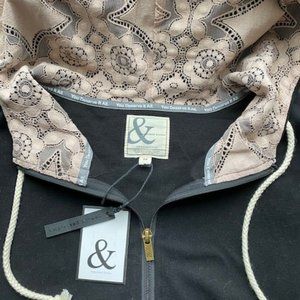 Ampersand Avenue single hood sweatshirt